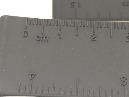 Luminox Watchband FP8830.Original 24mm Blk Rubber .Ruler Embossed on Band.