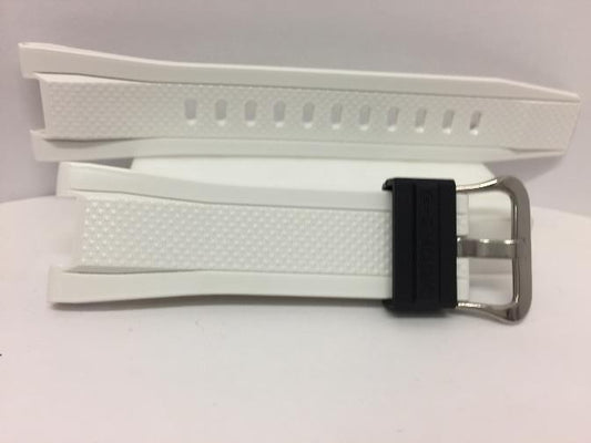 Casio Watchband GST-210 -B7 White Rubber Strap.G-Shock Watchband. Strap