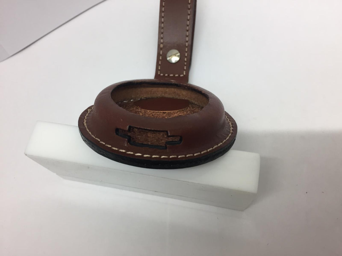 Swiss Army Pocket Watch FOB. Belt Attaching All Leather Pocket Watch Case w/Logo