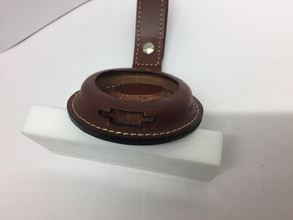 Swiss Army Pocket Watch FOB. Belt Attaching All Leather Pocket Watch Case w/Logo