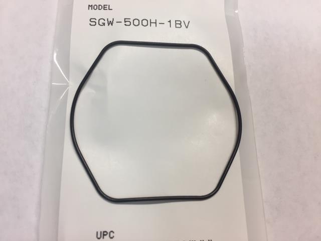 Casio Watch Parts SGW-500 Back Plate Gasket / Rubber Seal.