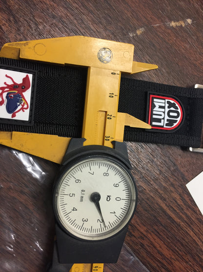 Luminox Watchband Octopus Logo NylonGrip 32mm Overall Width Fits 22mm Watches