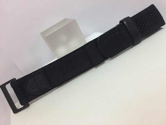 Luminox Watchband 3900 All Black NylonGrip 25mm Overall Width Fits 22mm Watches