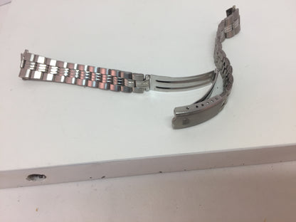 Pulsar WatchBand/Bracelet Band Engraved# 623mc.Lds 13mm Curved end Unknown Model