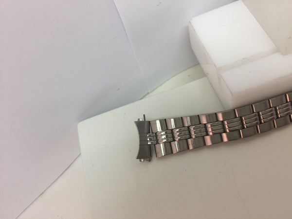 Pulsar WatchBand/Bracelet Band Engraved# 623mc.Lds 13mm Curved end Unknown Model