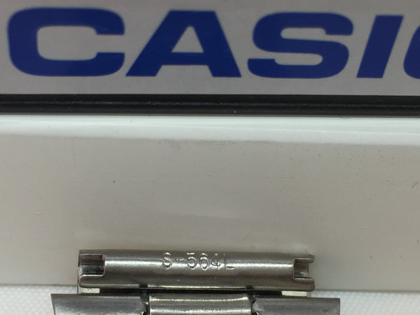 Casio Original Watchband/Bracelet Number S-564L. Unknown Model. 19mm Gold Tone