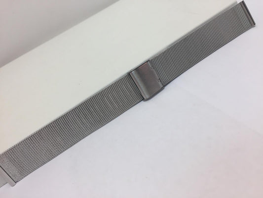 Pulsar WatchBand/Bracelet 18mm All Steel Mesh Clip On. Fits Most Any 18mm Watch.