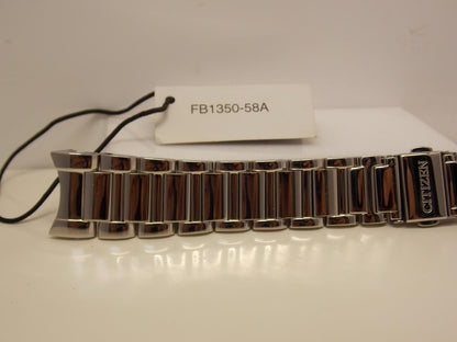 Citizen Watchband.Ladies  Bracelet For Model FB1350-58A. Silver Tone Steel.