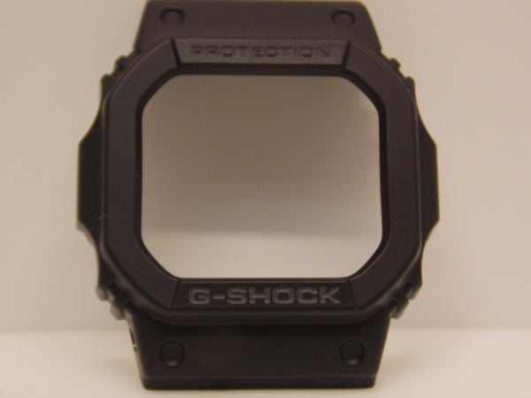Casio Watch Parts Bezel/Shell GW-M5600, GW-M5610 All Black Gray Lettering.