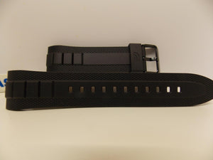 Casio Watchband EFR-545 Black Resin Solar Powered Edifice . W/pins