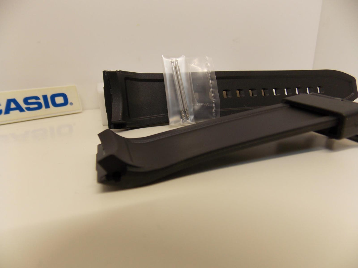 Casio Watchband EFR-545 Black Resin Solar Powered Edifice . W/pins