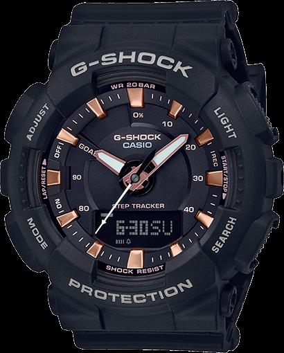 Casio GMA-S130PA-1ACR Step Tracker G-Shock. New w/Warranty/Instructions