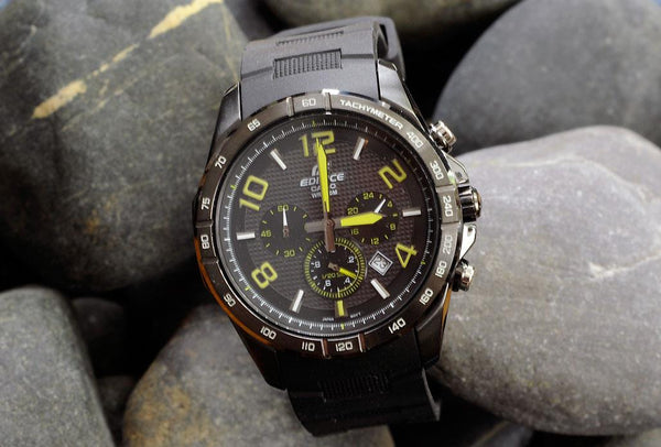 Casio Watchband EFR-516 Pg-5 Brown w/Bronze Tone Buckle. Original Edifice .
