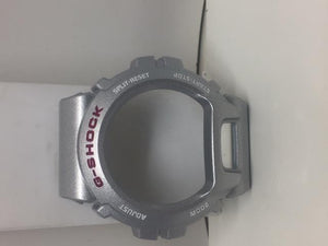 Casio Watch Parts Bezel/Shell DW-6900 CB-8 Silver Color w/ Red/White Letters.