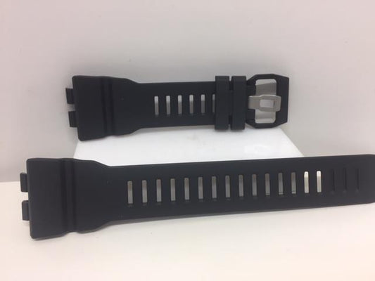 Casio Watchband GBA-800,GBD-800 Black Strap For Steptracker (silver nib)