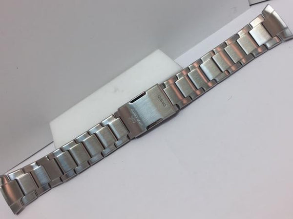 Casio Watchband WVQ-M410 Bracelet Steel Silver Color Waveceptor Multi Band 6