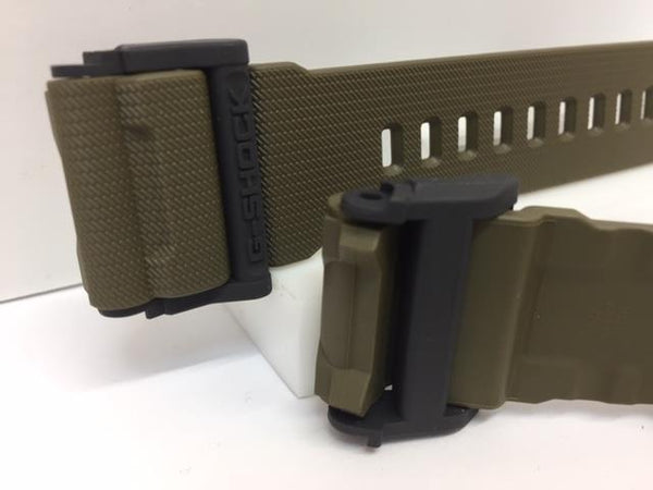 Casio Watchband GD-400 -9 Military Style Olive Green Resin Strap