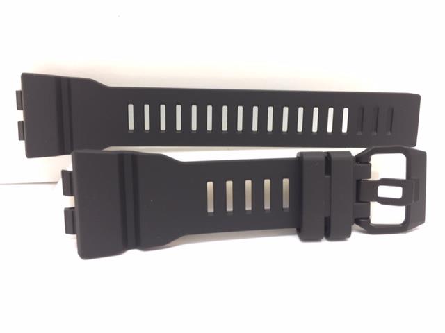 Casio Watchband GBA-800,GBD-800 Black Strap For Steptracker (black nib/tang )