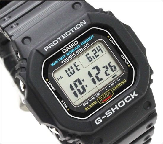 Casio Watch Parts Bezel/Shell G-5600 E-1,GW-M5600,GW-M5610 Black. Wht Lettering