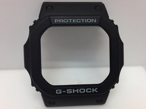 Casio Watch Parts Bezel/Shell G-5600 E-1,GW-M5600,GW-M5610 Black. Wht Lettering