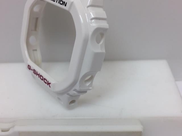 Casio Watch Parts Bezel/Shell GWX-5600 B-7 White With Black and Red Lettering