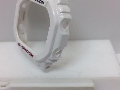 Casio Watch Parts Bezel/Shell GWX-5600 B-7 White With Black and Red Lettering