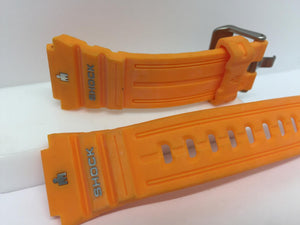 Timex Watchband.Orange Ironman/Shock Strap #5K585 18mm at Lugs 25mm at Shoulder