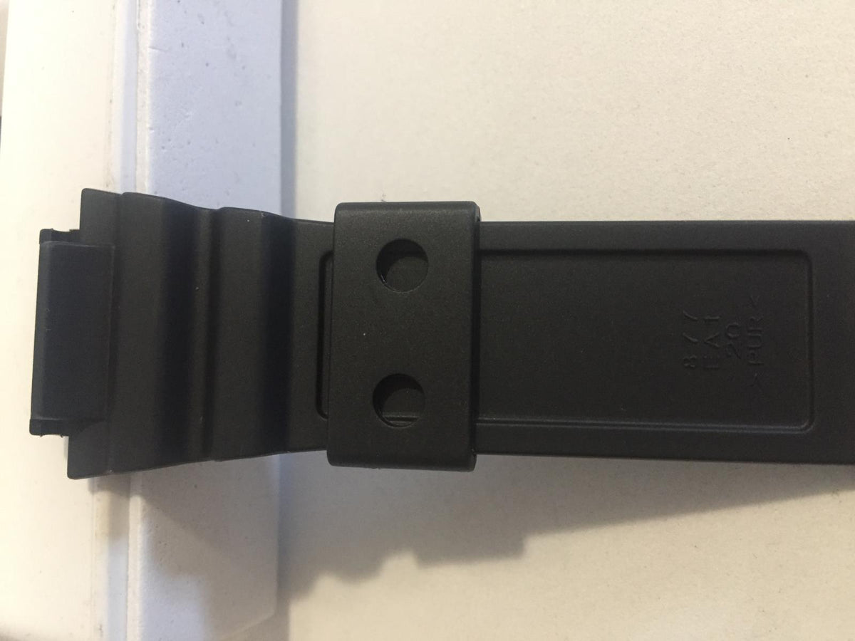 Casio Watchband MRW-210 Original Black Resin Strap. Watchband