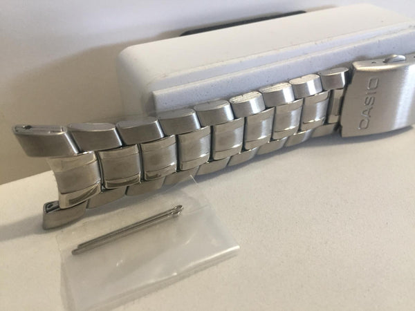 Casio Watch Band EF-106 D Bracelet W/Attaching Pins.All Steel Edifice Watchband