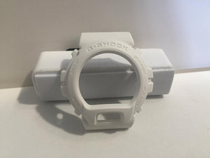 Casio Watchparts DW-6900 White Bezel/Shell. Matte White G-Shock Fits DW6900.