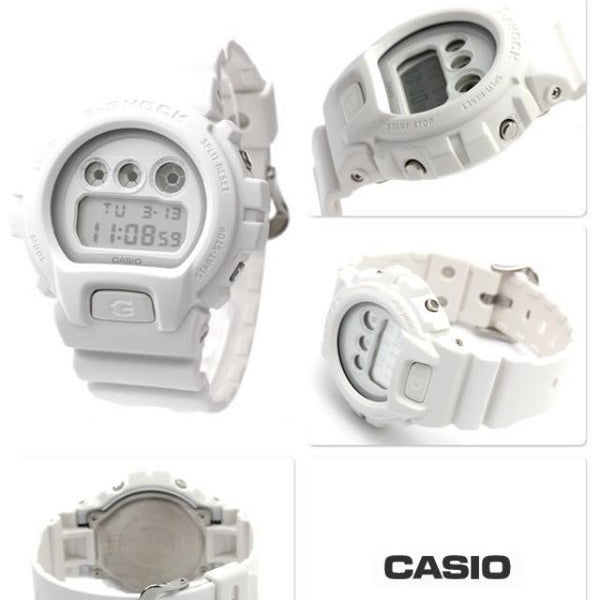 Casio Watchparts DW-6900 White Bezel/Shell. Matte White G-Shock Fits DW6900.