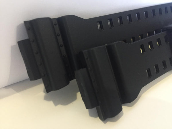 Casio Watchband GA-700, GA-7000 Original G-shock Black Resin Strap. brspan style='color red'Image Up