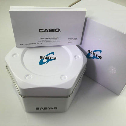 Casio BG169R-4 Original Pink/Clear ladies Baby G Wristwatch. New w/Box Warranty