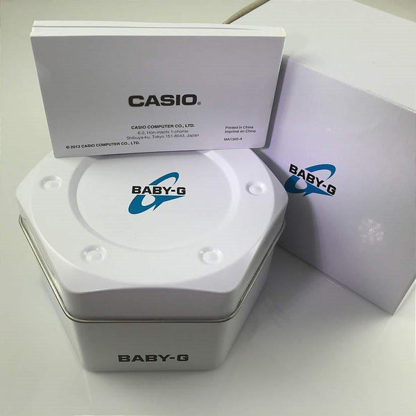 Casio BG169R-4 Original Pink/Clear ladies Baby G Wristwatch. New w/Box Warranty