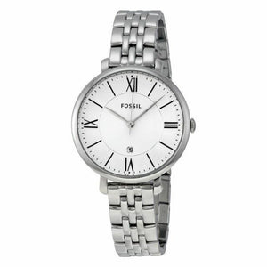 Fossil Jacqueline Silver Dial Stainless Steel Ladies Watch ES3433