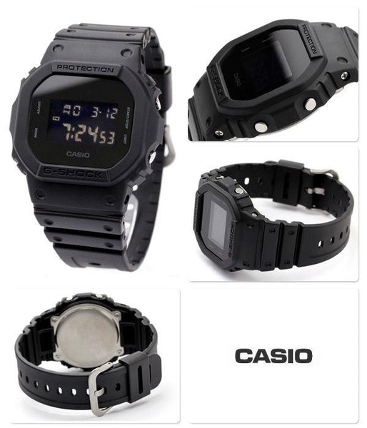 Casio G-shock Watch DW-5600BB-1CR. All Black Band/Case/Dial.