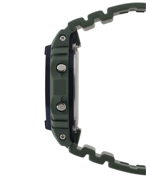 Casio G-shock Watch DW-5610 SU-3 Classic model in Military Green/Black Colors.