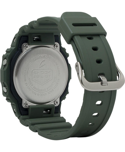 Casio G-shock Watch DW-5610 SU-3 Classic model in Military Green/Black Colors.