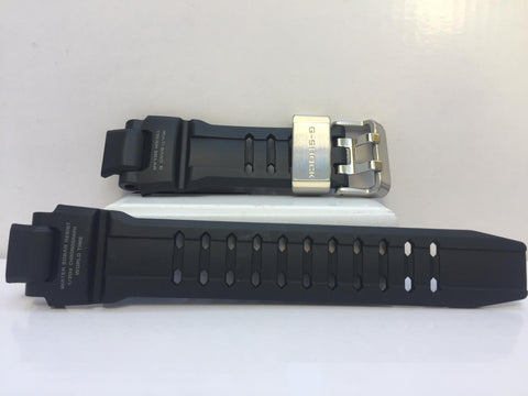 Casio Watchband GW-A1000 Original Gravity Master Strap Black.Steel Keeper/Buckle