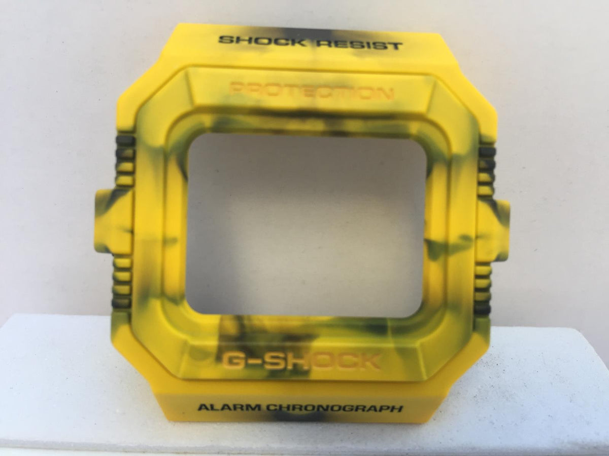 Casio Parts Bezel/Shell G-5500 JC-9 Camouflage Blended Yellow/Black.