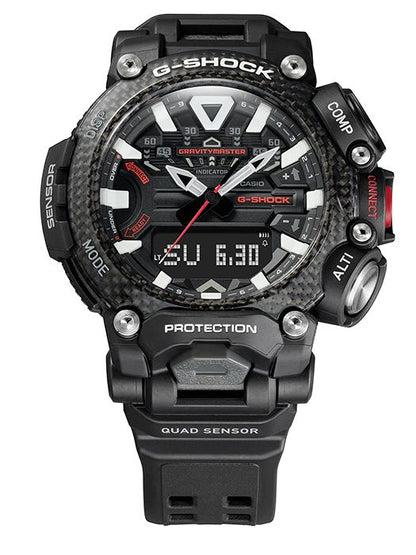 Casio Watchband GR-B200 -1A.Original GravityMaster Quad Sensor Strap Black