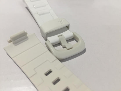 Casio Watchband BGD-120 -7, BLX-100-7 Original Baby-G Shiny White Strap