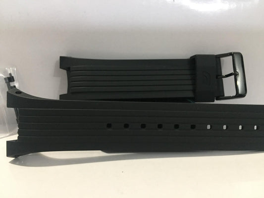 Casio Watchband EQS-800CPB-1A Edifice Solar Chrono Black Strap w/Screws