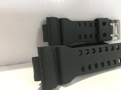 Casio Watchband GA-100 C-8, GA-110 TS Original G Shock. Dark Matte Gray Strap