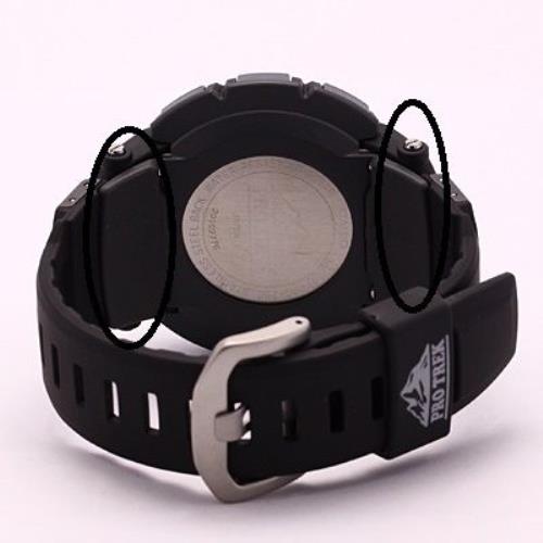 Casio Watch Parts Bottom Band Cover Pair For PRG-250-See Below For More Models.