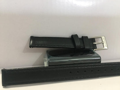 Mondaine Swiss Railways WatchBand FE3112 20Q.2. 12mm Blk Leather Strap w/EZ Pins