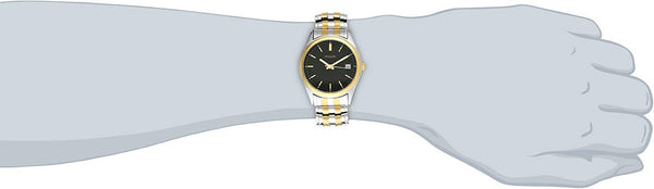 Pulsar Watch Mans Two Tone Stretch Band w/Date. Water resistant. Retails $99.50