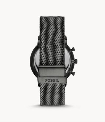 Fossil Chronograph Watch FS5699 Mens Stainless Steel Smoke Band/Case