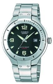Casio Watchband Bracelet EF-105 w/Attaching pins and tubes. Stainless Steel.