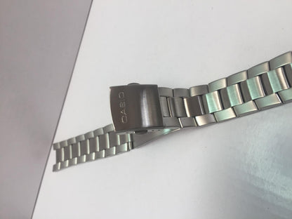 Casio Watchband Bracelet EF-105 w/Attaching pins and tubes. Stainless Steel.
